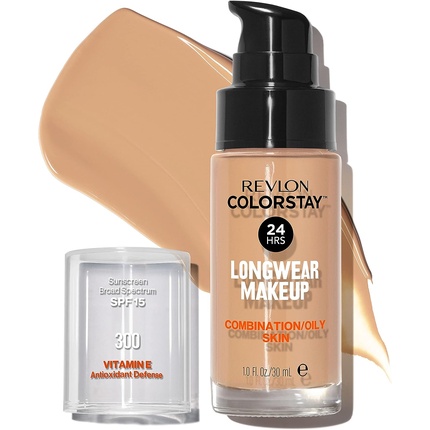 

Revlon ColorStay Foundation No.300 Золотисто-бежевое комбинированное масло для кожи SPF15 30 мл