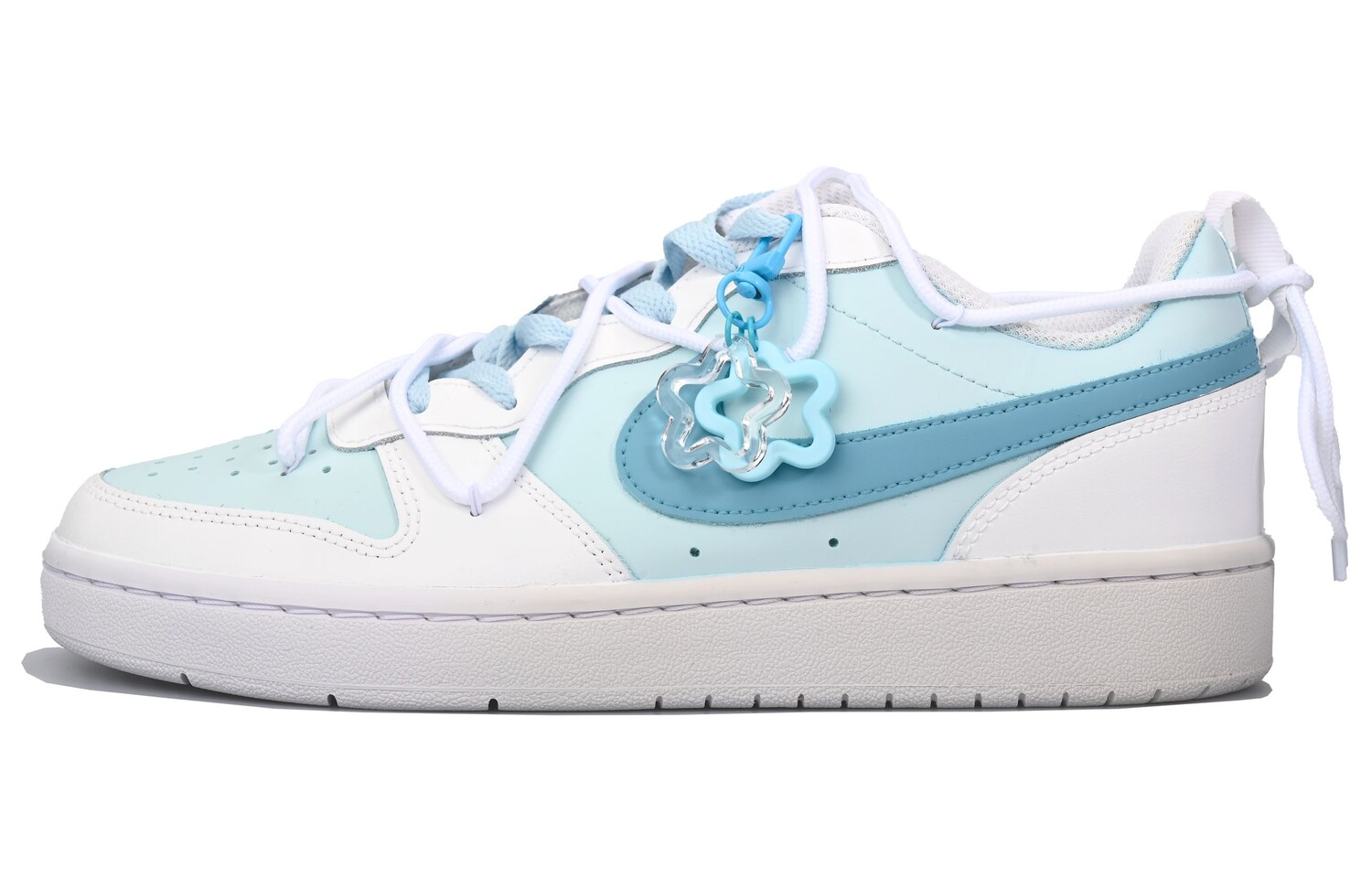 

Кроссовки Nike Court Borough Skateboarding Shoes Women's Low-top Blue/white, голубой, Синий, Кроссовки Nike Court Borough Skateboarding Shoes Women's Low-top Blue/white, голубой