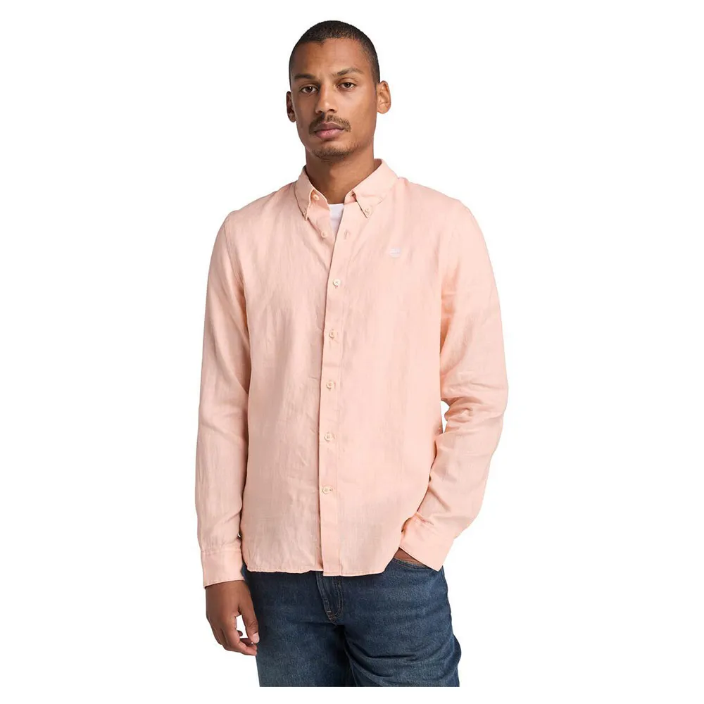 

Рубашка Timberland Mill Brook Linen, розовый