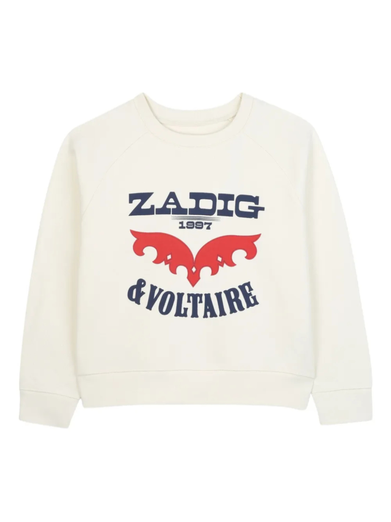 

Zadig & Voltaire Kids толстовка с графичным принтом, белый
