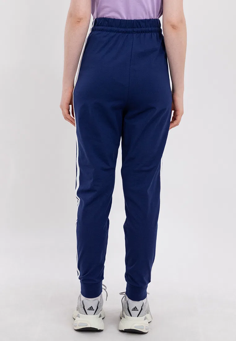 Трикотажные спортивные брюки, прямые, модель 3-Stripes Jogger, adidas Essentials, темно-синий — фото 3