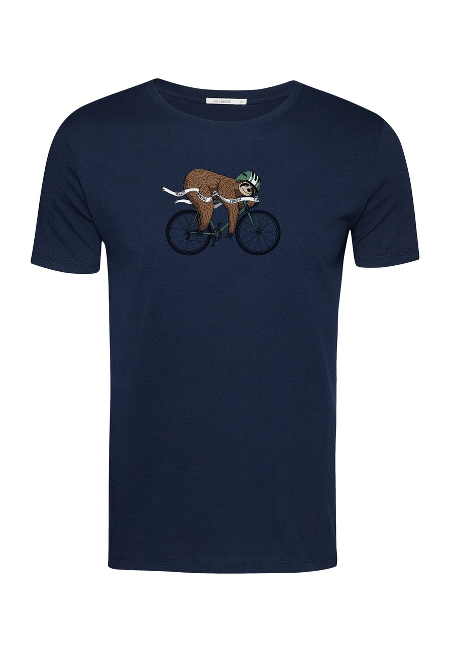 

Рубашка GREENBOMB Animal Finish Sloth, темно-синий