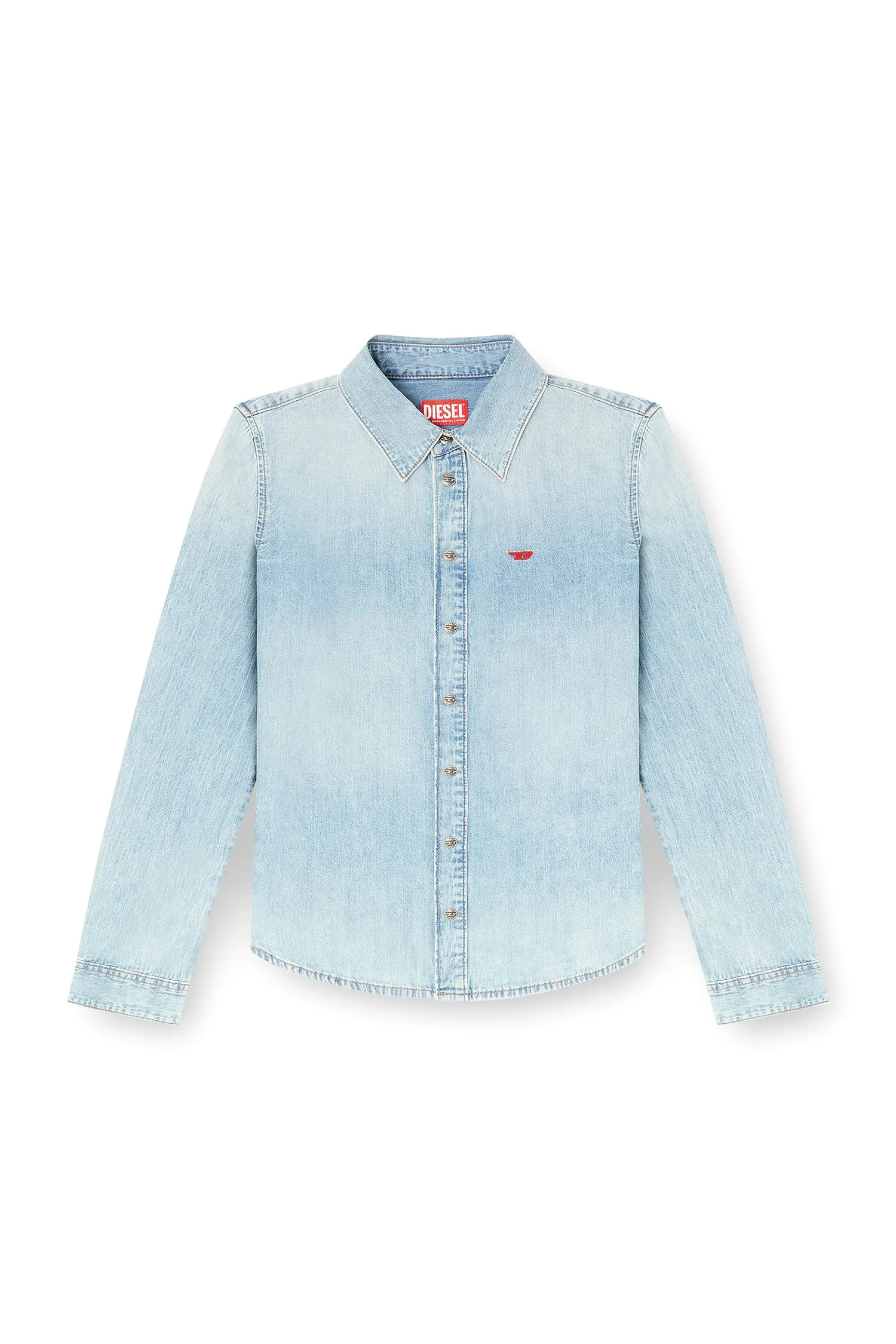 Женская джинсовая рубашка DE-EAZY Diesel, Indigo Blue — фото 4
