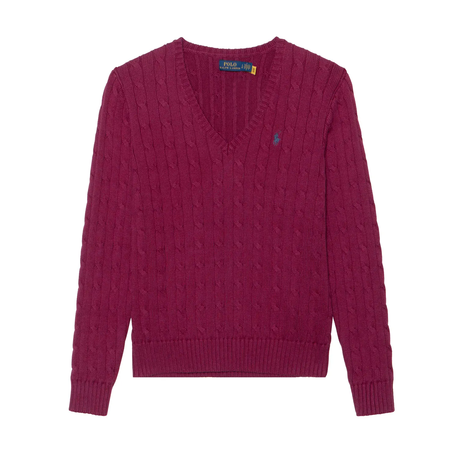 

Polo Ralph Lauren SS24 Вязаный свитер для женщин в фиолетовом цвете