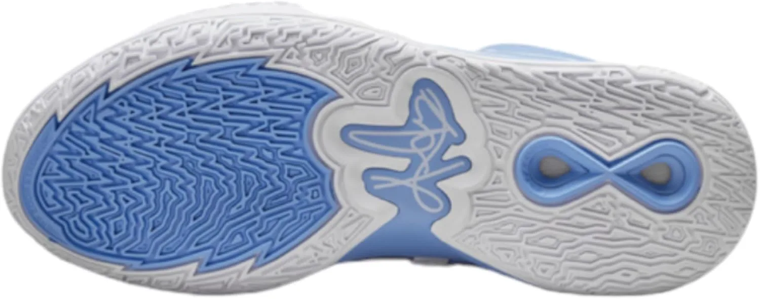 

Мужские баскетбольные кроссовки Nike Kyrie Infinity 1 World 1 People DO9614-800 в цветах Safety Orange/Gorge Green/Sesame/Black, сине-белый