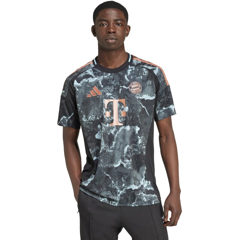 Выездная футболка ФК Бавария Мюнхен 24/25 Adidas, черный — фото 3