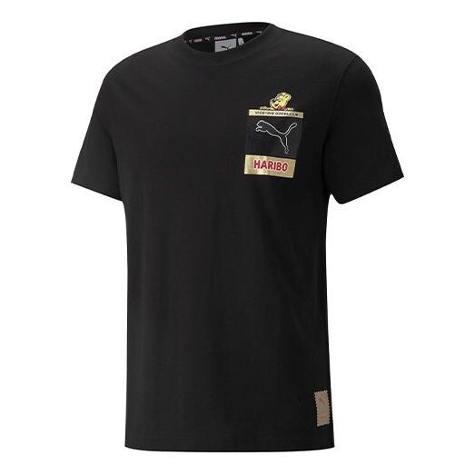 

Футболка x haribo cartoon logo print pocket crewneck short sleeve s black Puma, черный