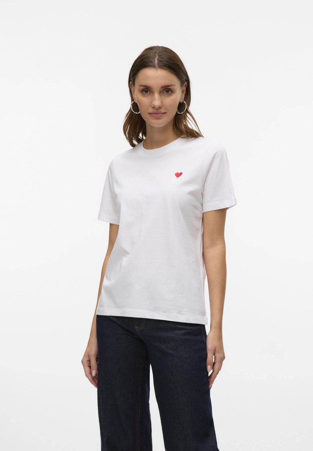 

Базовая футболка PAULINA GA JRS NOOS Vero Moda, белый