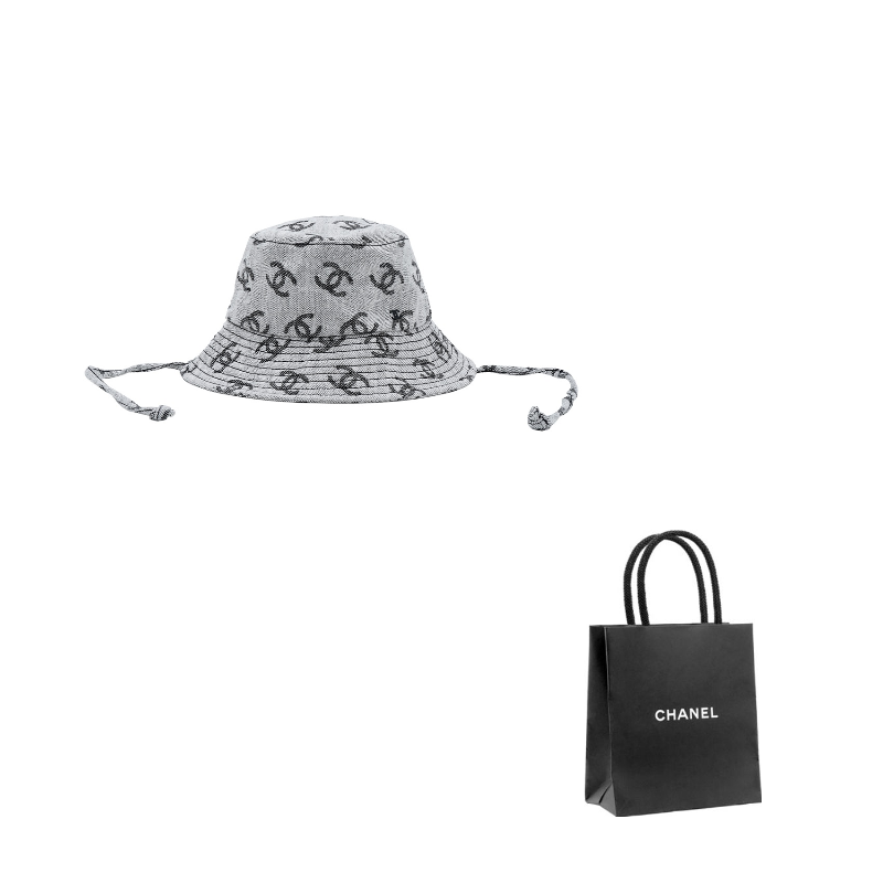 

CHANEL Хлопковая панама унисекс, Gray