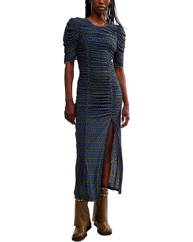 

Платье Free People Briella Midi, цвет Army Combo