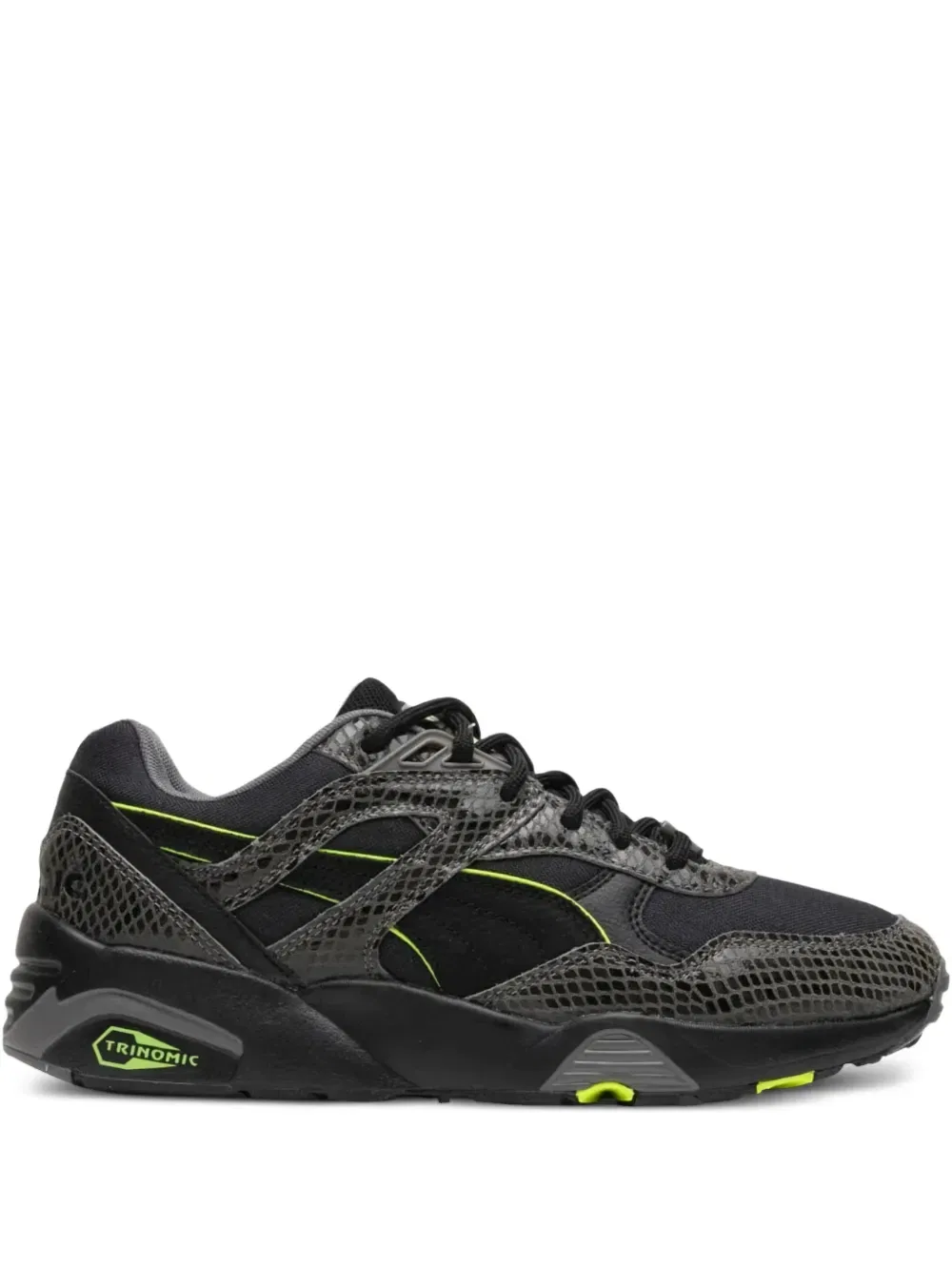 Кроссовки R698 со змеей Puma, черный