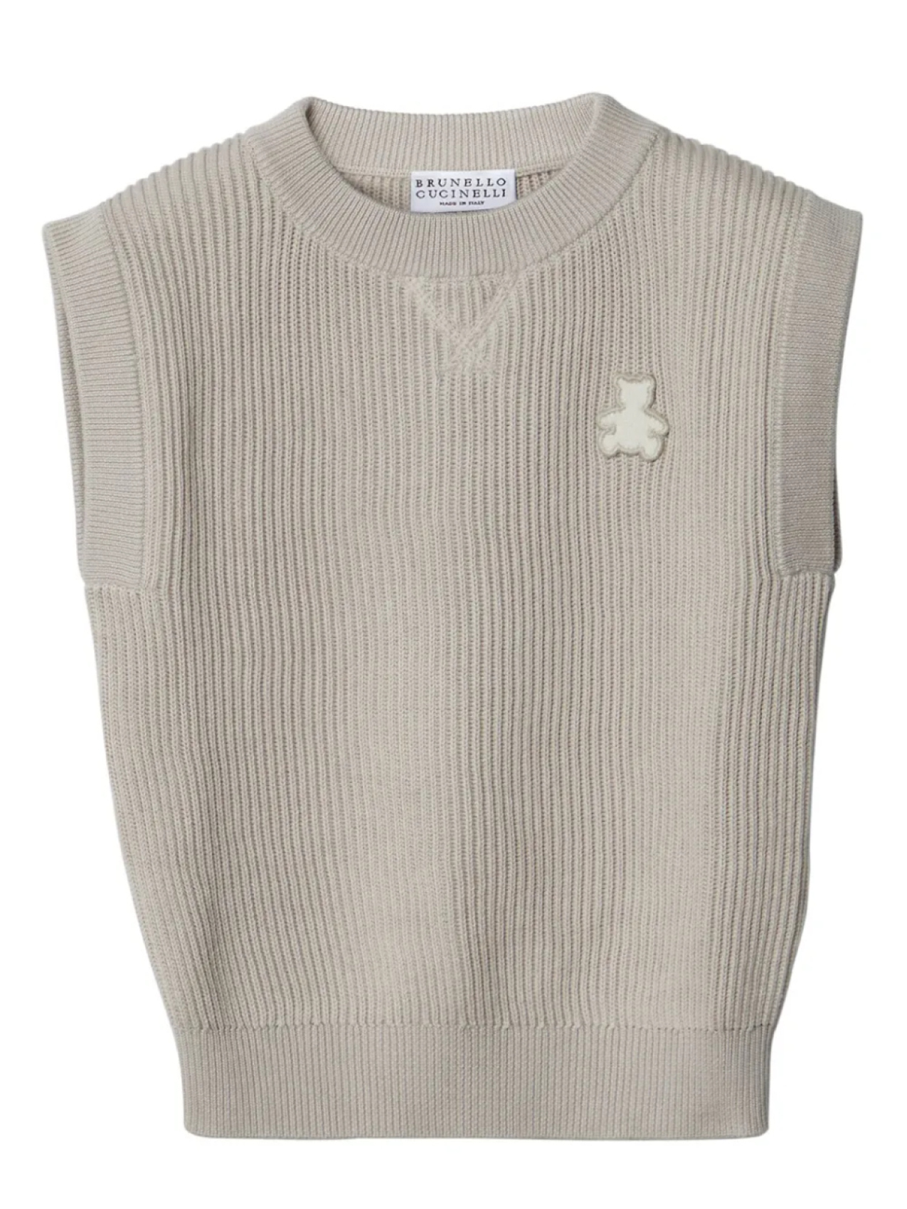 

Brunello Cucinelli Kids топ Bernie в рубчик, нейтральный