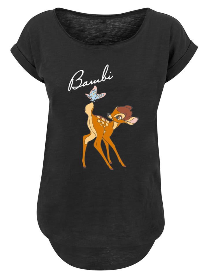 

Удлиненная футболка Bambi Butterfly Tail черного цвета F4NT4STIC, Черный, Удлиненная футболка Bambi Butterfly Tail черного цвета F4NT4STIC