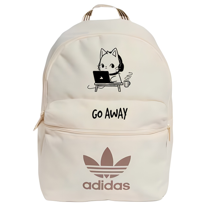 

Adidas Originals Полиэстеровый рюкзак унисекс Miracle White, Cat