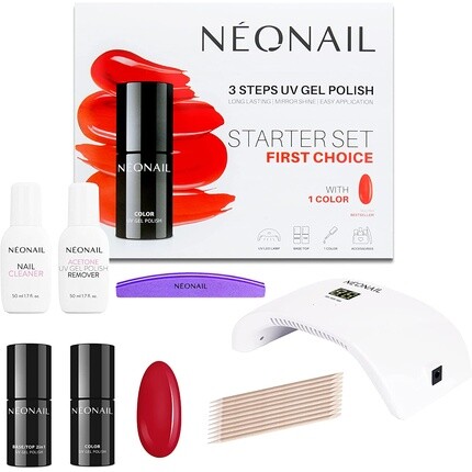 

Стартовый набор First Choice Розовый Красный Бежевый, Neonail