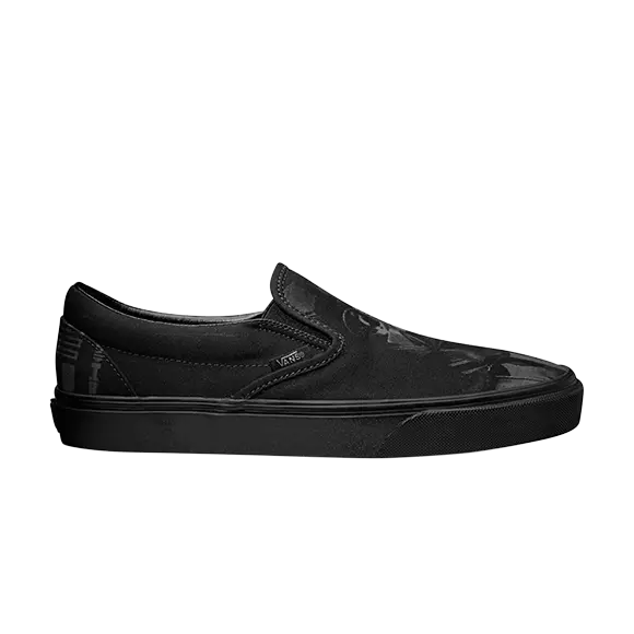 Слипоны «Звездные войны x Классические» Vans, черный