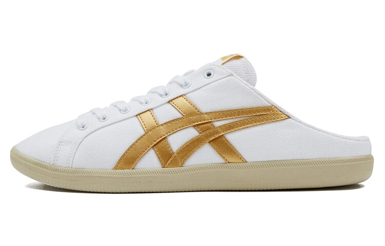 

Кроссовки DD Trainer Lifestyle унисекс с низким верхом белого/золотистого цвета Onitsuka Tiger, Белый, Кроссовки DD Trainer Lifestyle унисекс с низким верхом белого/золотистого цвета Onitsuka Tiger