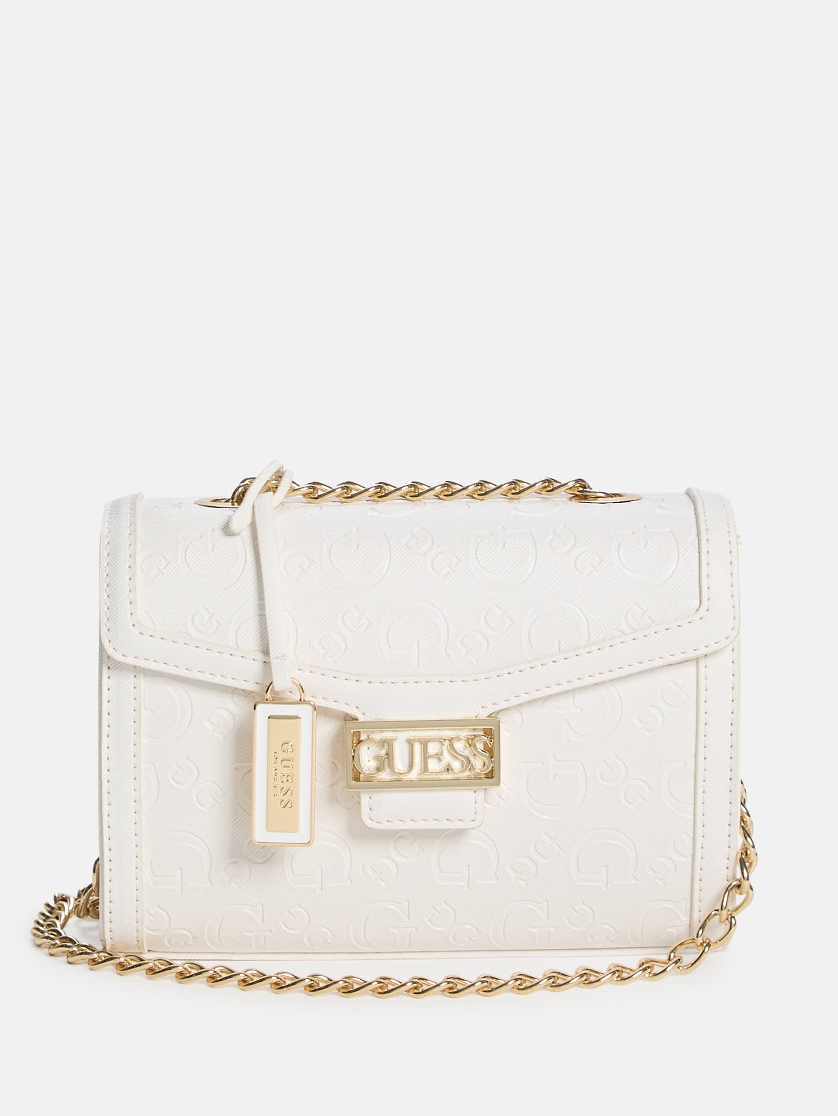 

Кошелек Sabrina на цепочке Guess Factory, белый