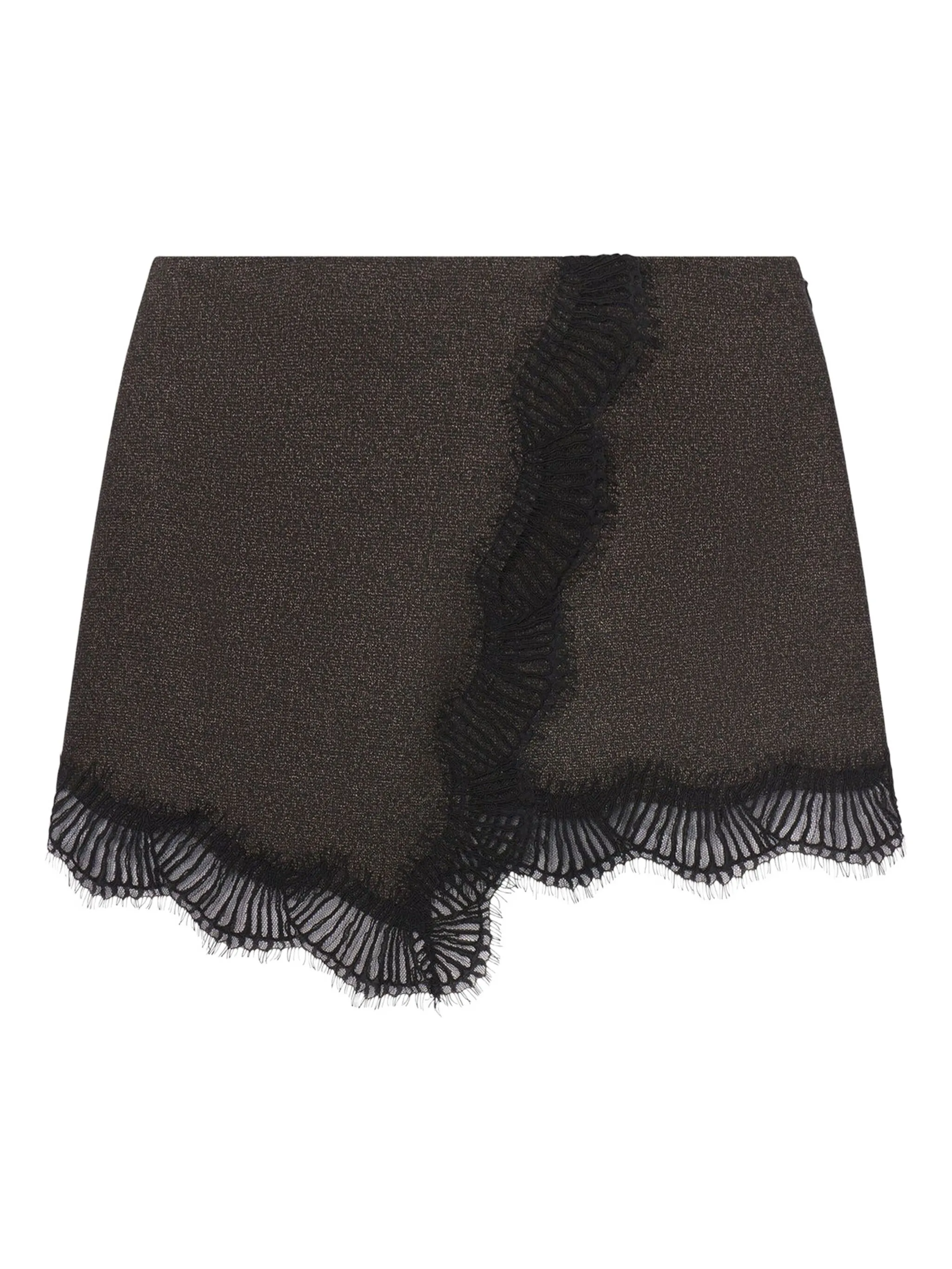 

Мини-юбка Sophia с кружевной отделкой A.L.C., коричневый