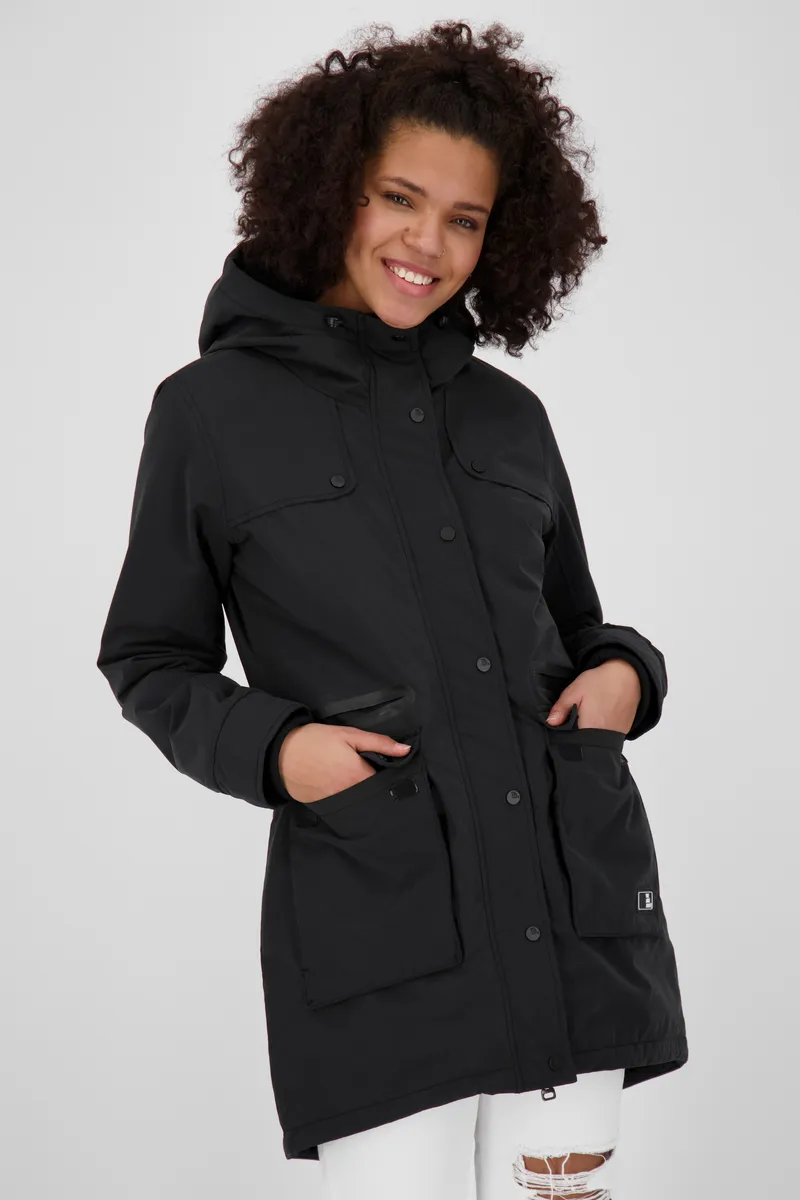 

Зимняя куртка Alife & Kickin "CharlotteAK A Coat женская зимняя куртка, куртка на подкладке", цвет Moonless