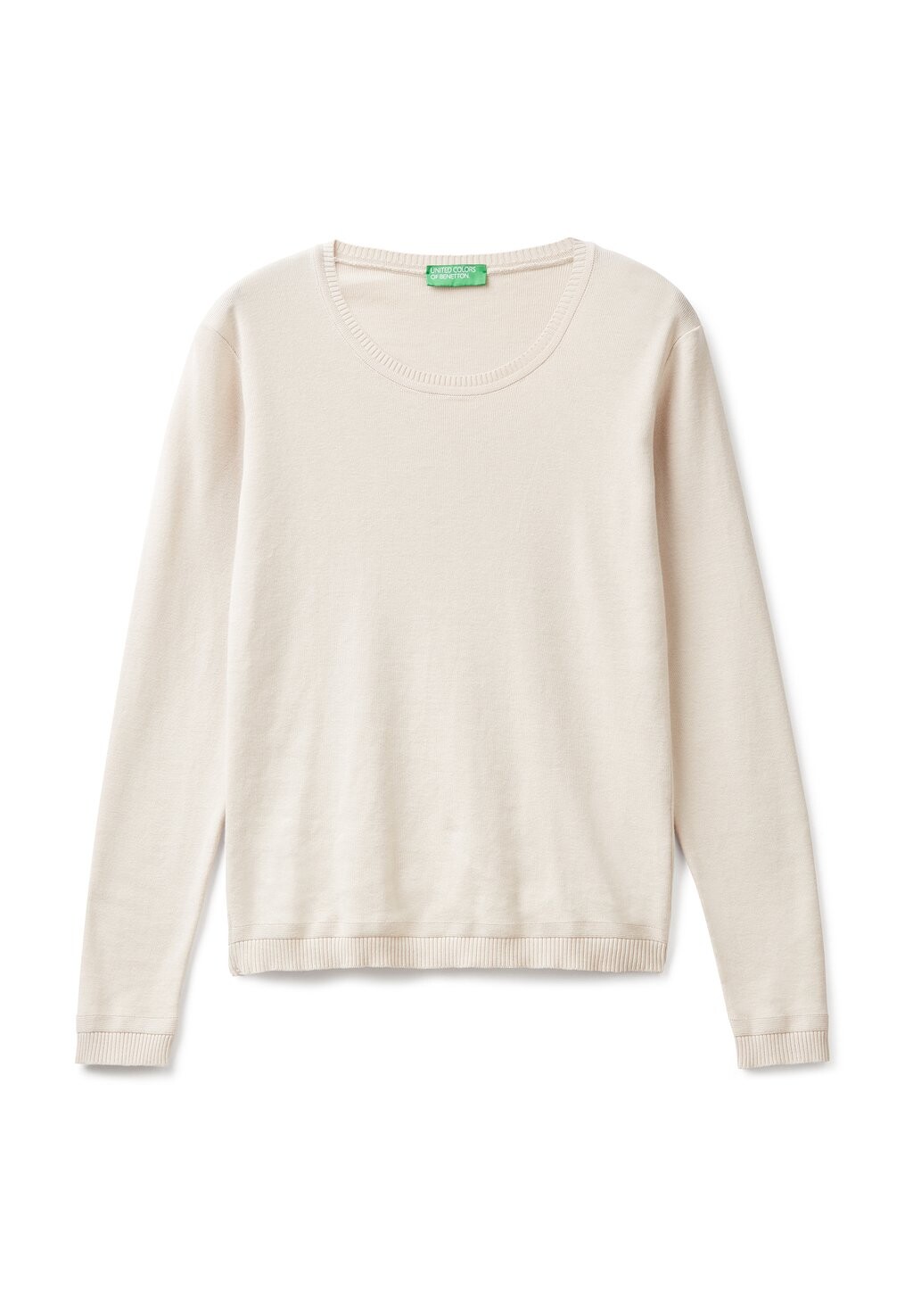 

Джемпер CREW NECK United Colors of Benetton, бежевый