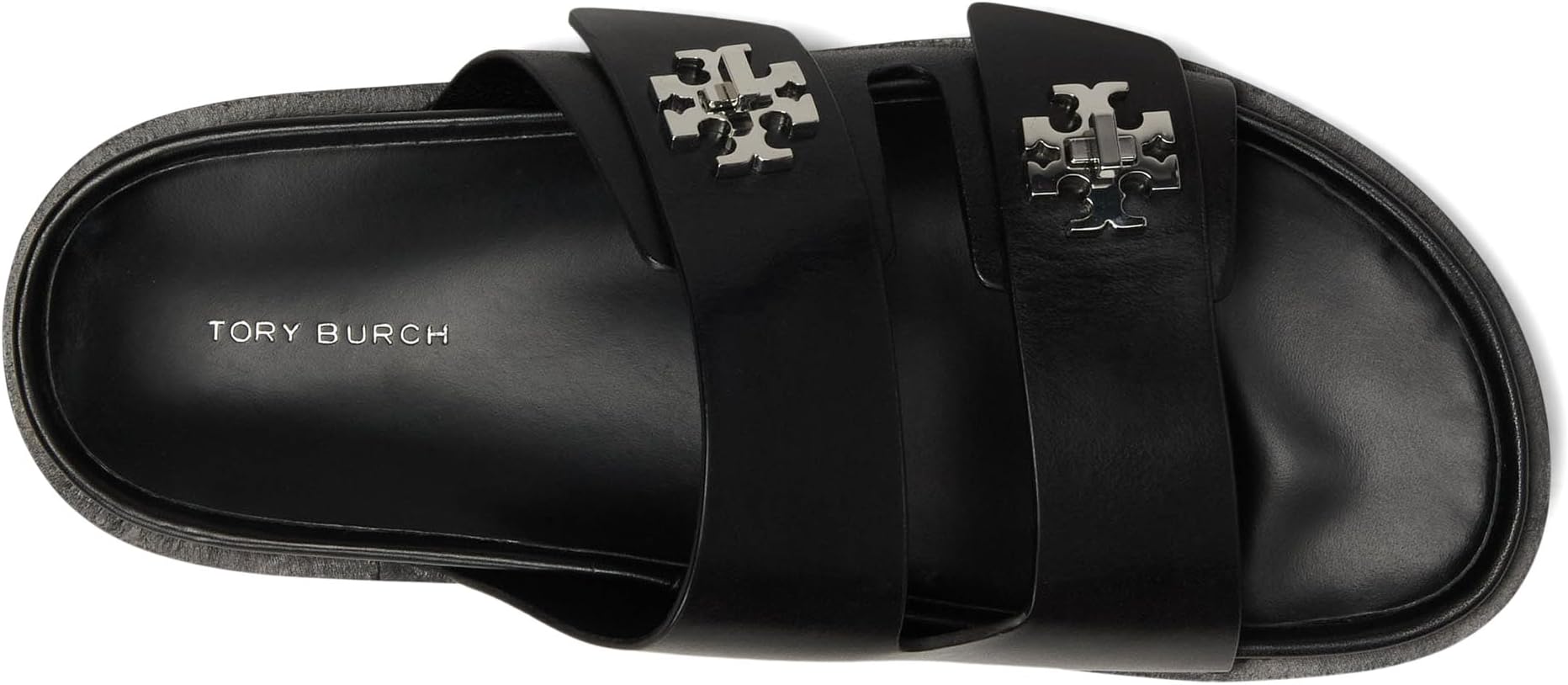 Сандалии Tory Burch T Lock Sport Slide, цвет Perfect Black — фото 2