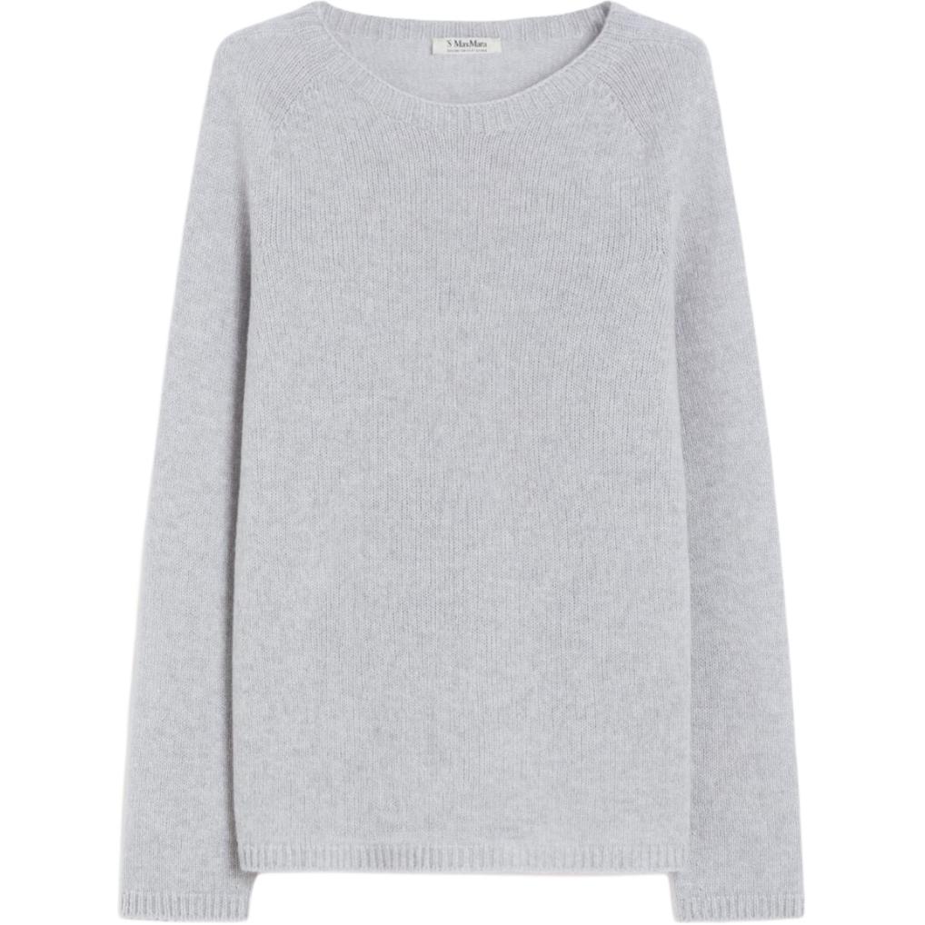 

MaxMara Свитер женский Pearl Gray с круглым вырезом Moderate Others