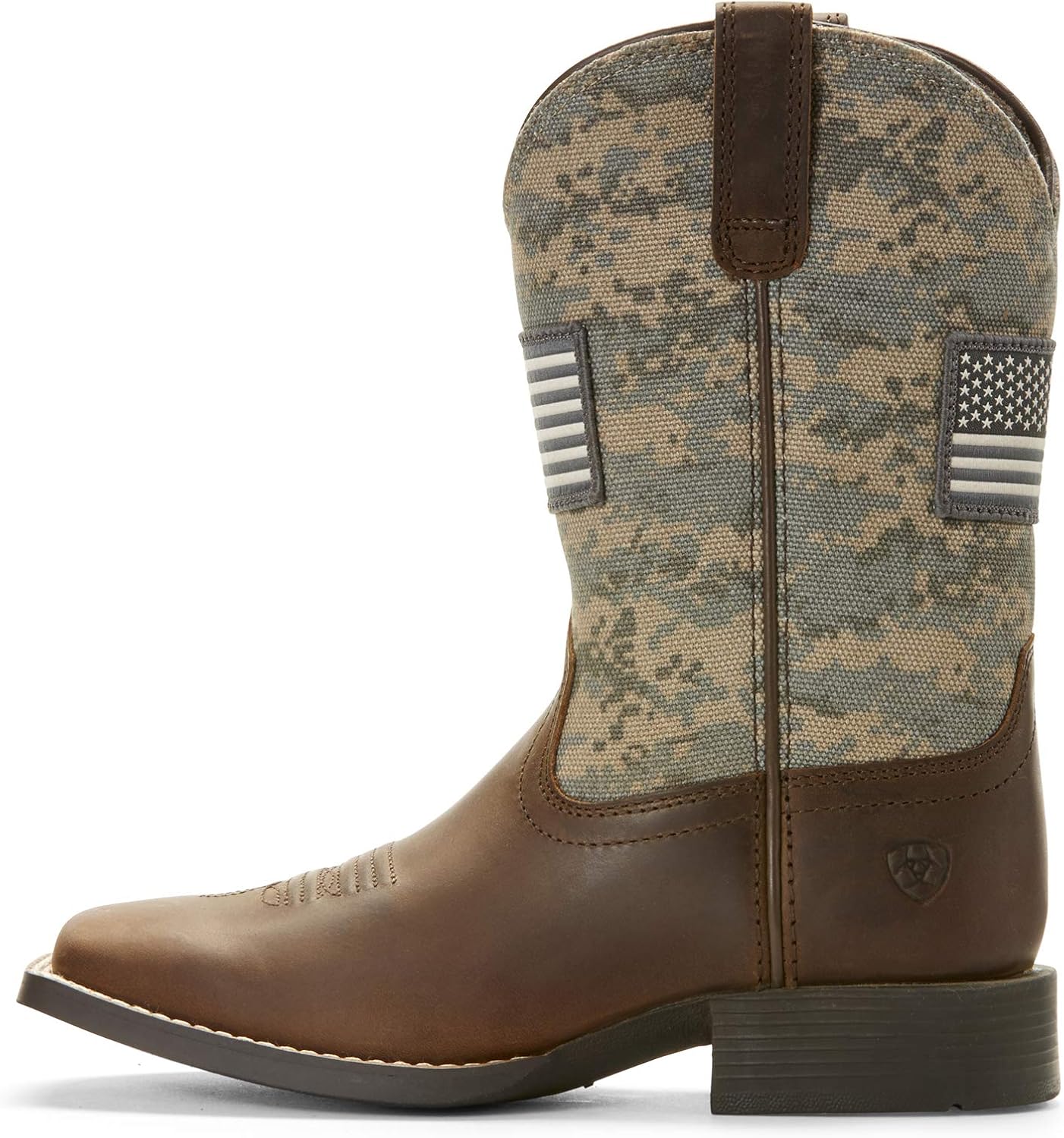 Детские вестерн-бутсы Ariat Patriot, коричневый — фото 2