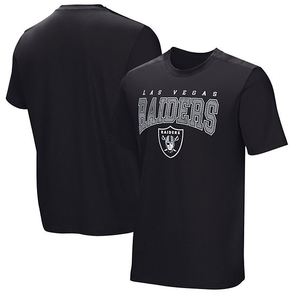 

Мужская черная футболка las vegas raiders home team adaptive Nfl
