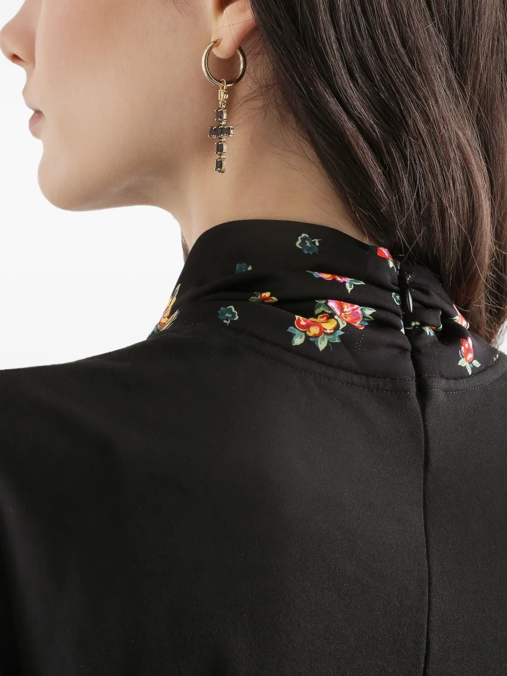 Футболка с шарфом DOLCE & GABBANA, черный — фото 4
