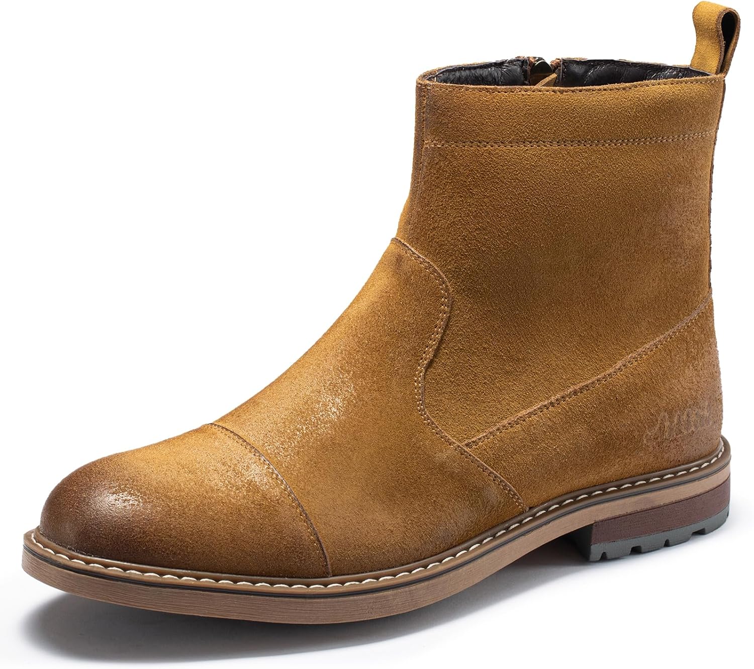 

Мужские челси-бутсы Arkbird с боковой молнией, классические модные ботинки из натуральной кожи на шнуровке, слипоны до щиколотки для мужчин, Desert Palm