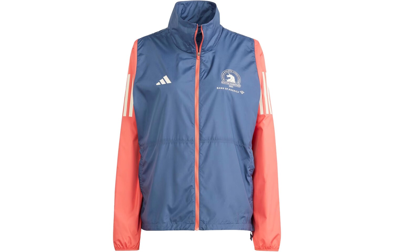 

Бостонский марафон куртка женская синяя Adidas