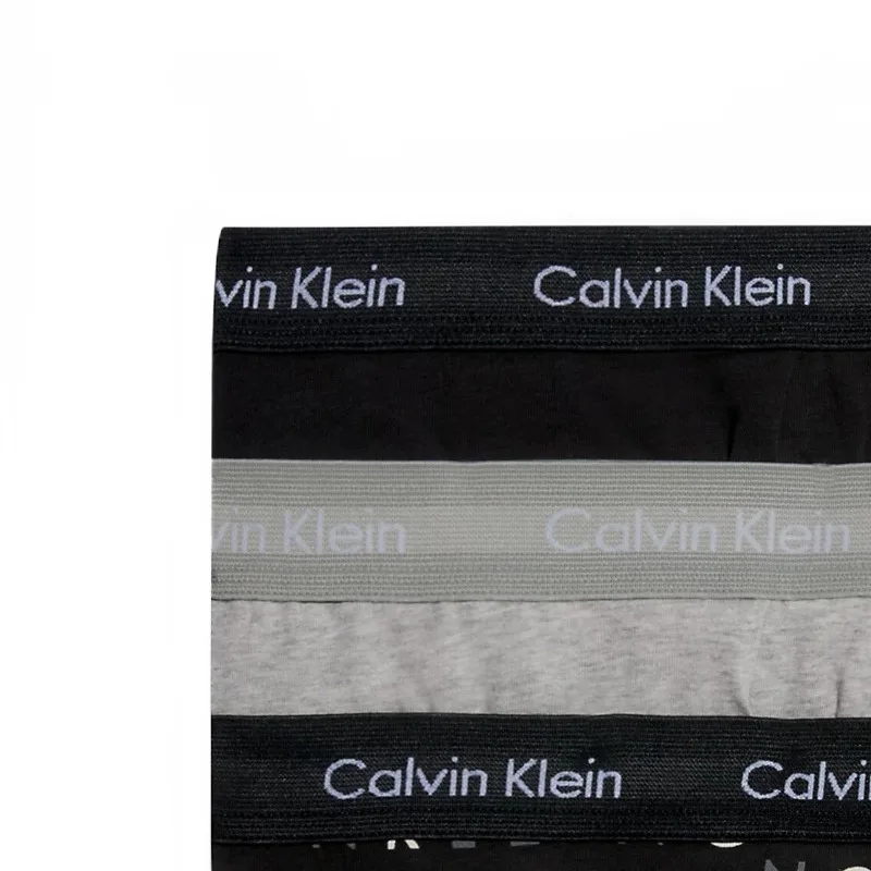 Трусы мужские Europe Version, 3 шт Calvin Klein, 3 Pack (Black+Gray+Black Letter) — фото 4