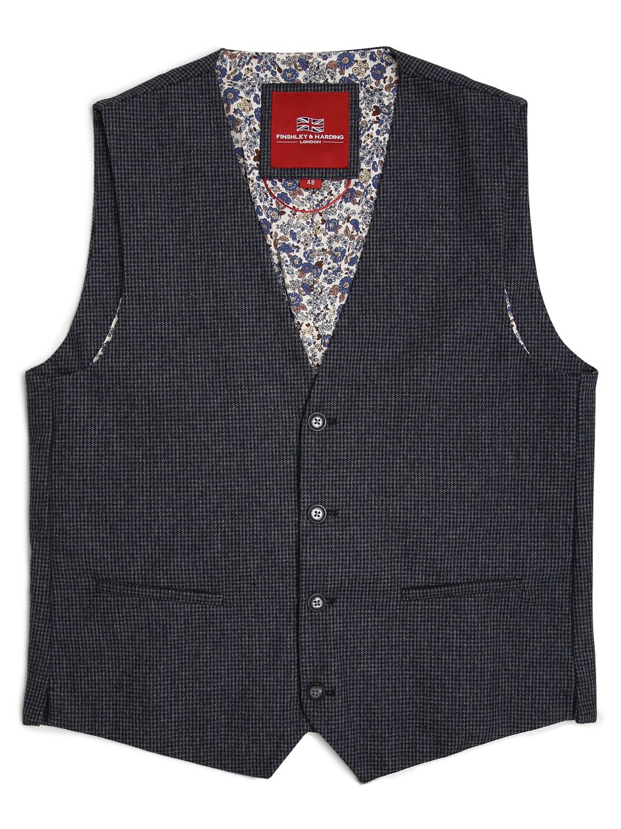 

Жилет Finshley & Harding London mit Fliege und Einstecktuch, морской синий