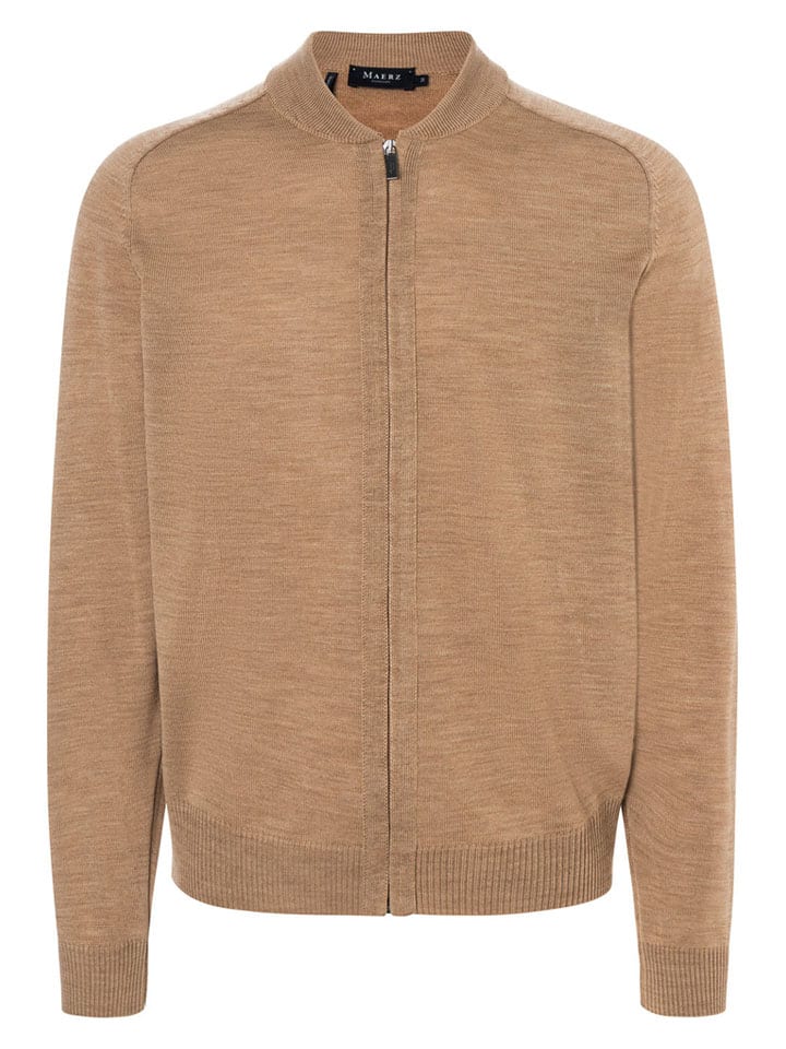 

Maerz Muenchen Шерстяной кардиган верблюжьего цвета