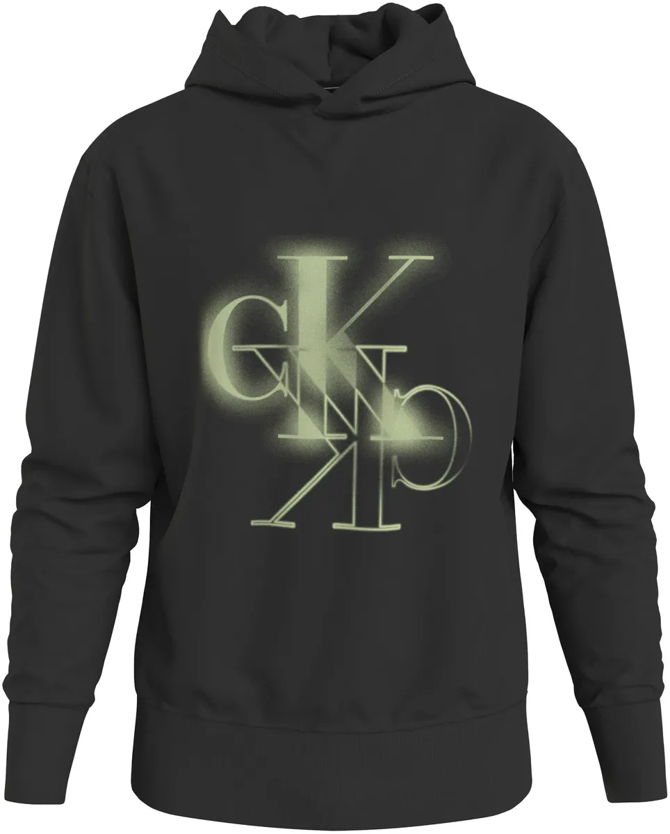 

Толстовка с капюшоном Calvin Klein Jeans "MIRRORED CK LOGO HOODIE", цвет Ck Black