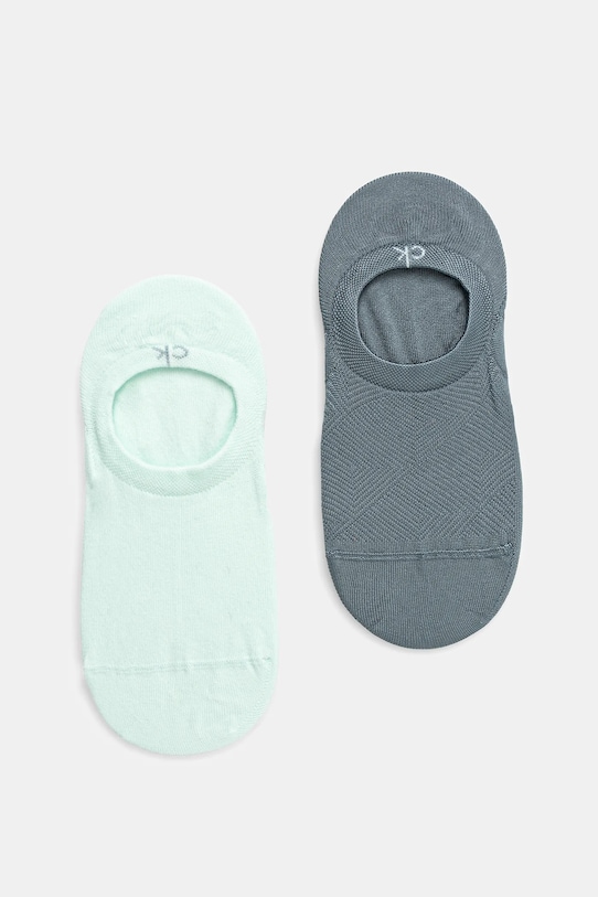 

Носки 2 пары Calvin Klein, бирюзовый