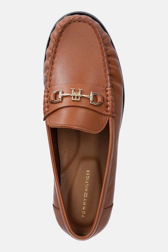 Кожаные мокасины SOFT LEATHER HORSEBIT LOAFER Tommy Hilfiger, коричневый — фото 4