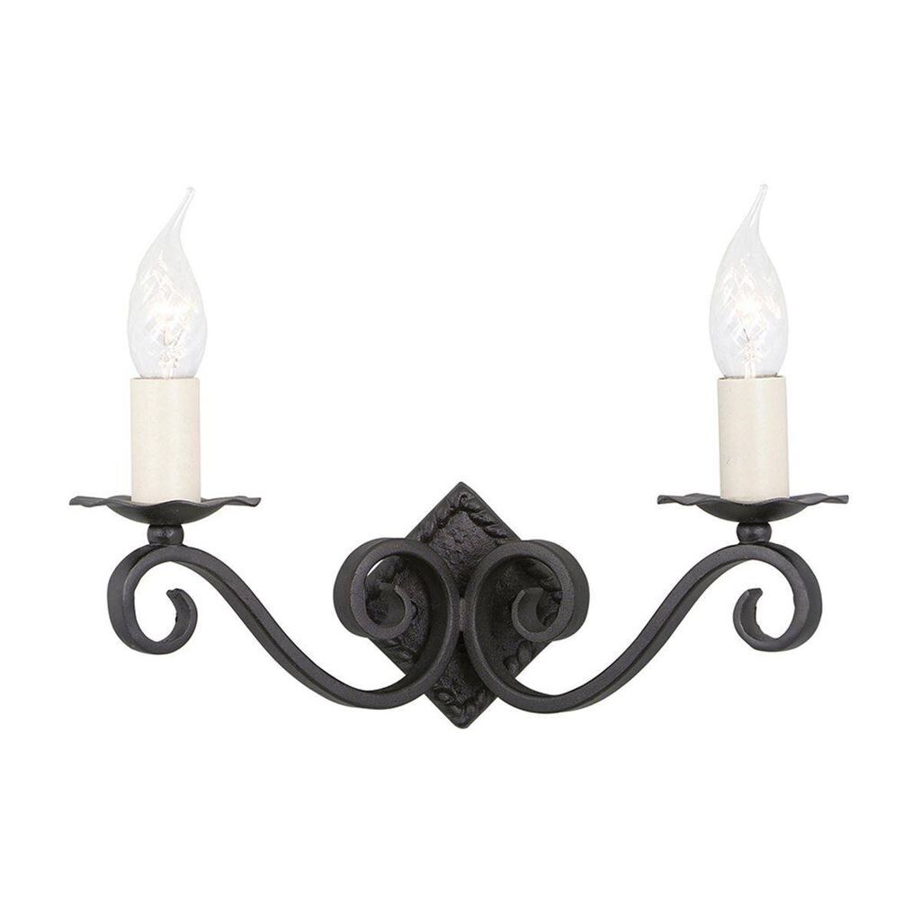 

Бра 11 см, черное кованое железо, 2 лампочки Elstead Lighting