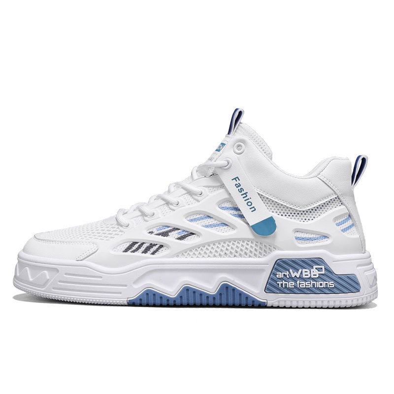 Мужские повседневные туфли Low top EGCHI, белый