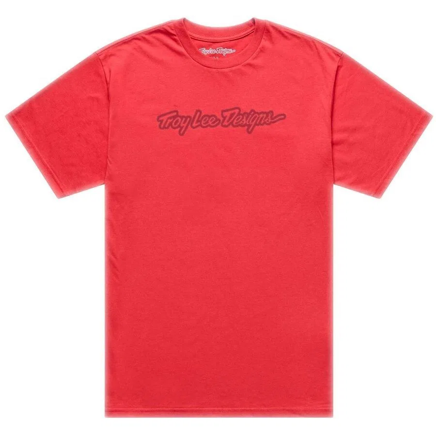 Фирменная футболка для молодежи 2025 года Troy Lee Designs, Scarlet