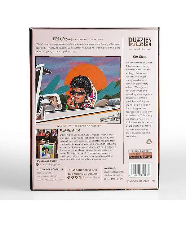 Старая классика от Домоник Браун - пазл из 500 деталей Puzzles Of Color, open miscellaneous — фото 2