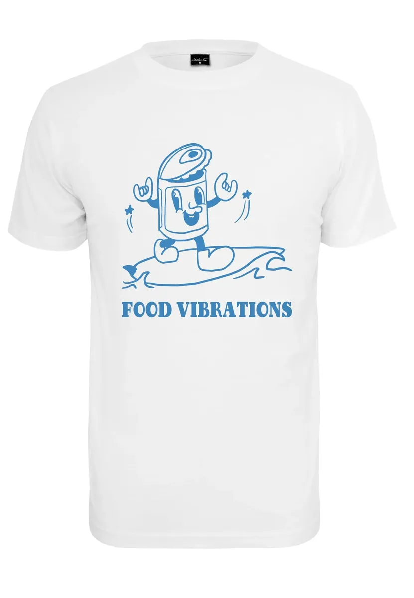 

Футболка Mister Tee "Мужская футболка Mister Tee Food Vibrations" Mistertee, белый