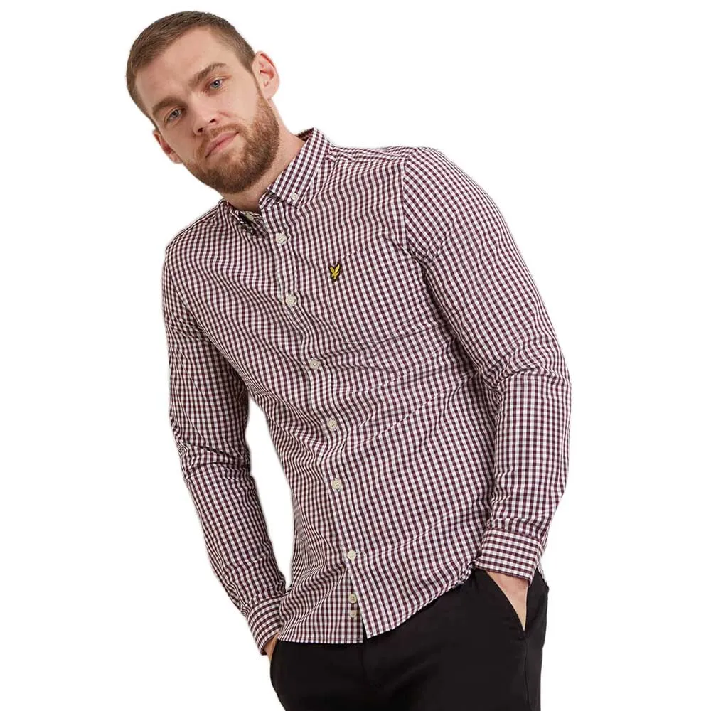 

Рубашка Lyle & Scott Gingham, фиолетовый