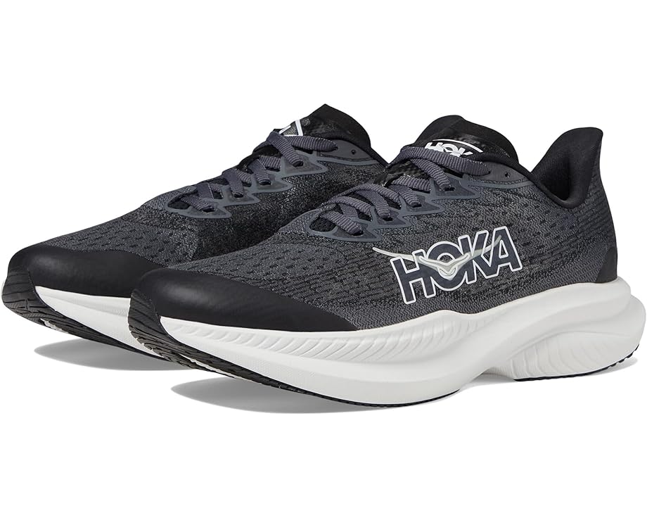 

Кроссовки Hoka Kids Hoka Kids Mach 6 Sneaker(Big Kid), черный/белый