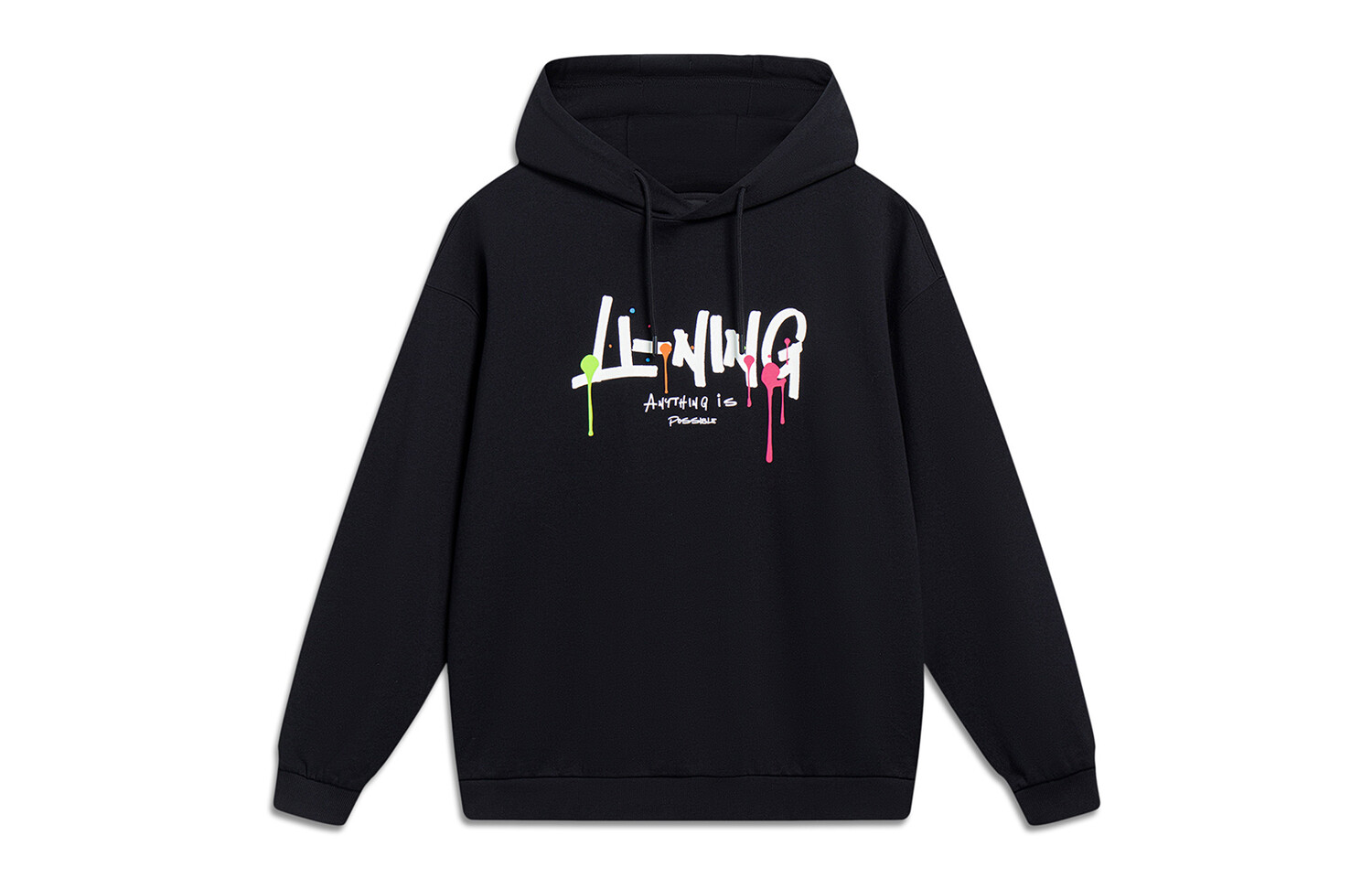 

Толстовка Sports Life Collection унисекс, черная Lining, черный