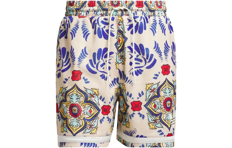 Шорты унисекс с принтом по всей поверхности Adidas Originals, Sand Brown