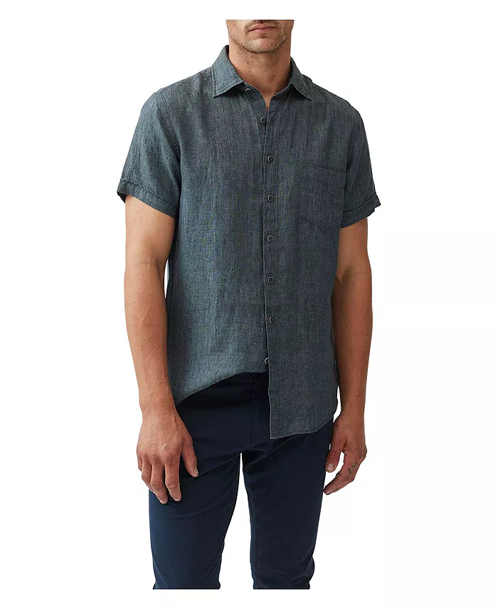 

Rodd Gunn мужская рубашка Palm Beach с коротким рукавом Slim Fit Rodd & Gunn, серый