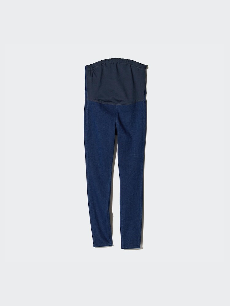 Ультра-Эластичные леггинсы для беременных  Uniqlo, синий — фото 4