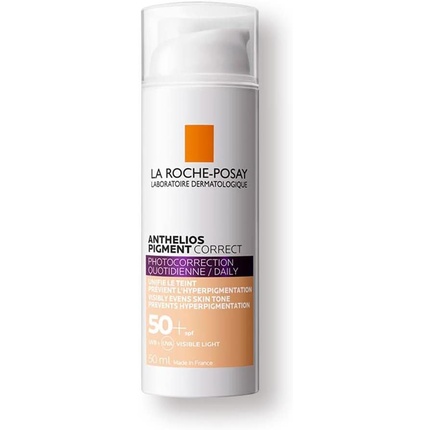 

Anthelios Пигментный корректирующий тональный крем Spf50+ (50 мл), La Roche-Posay